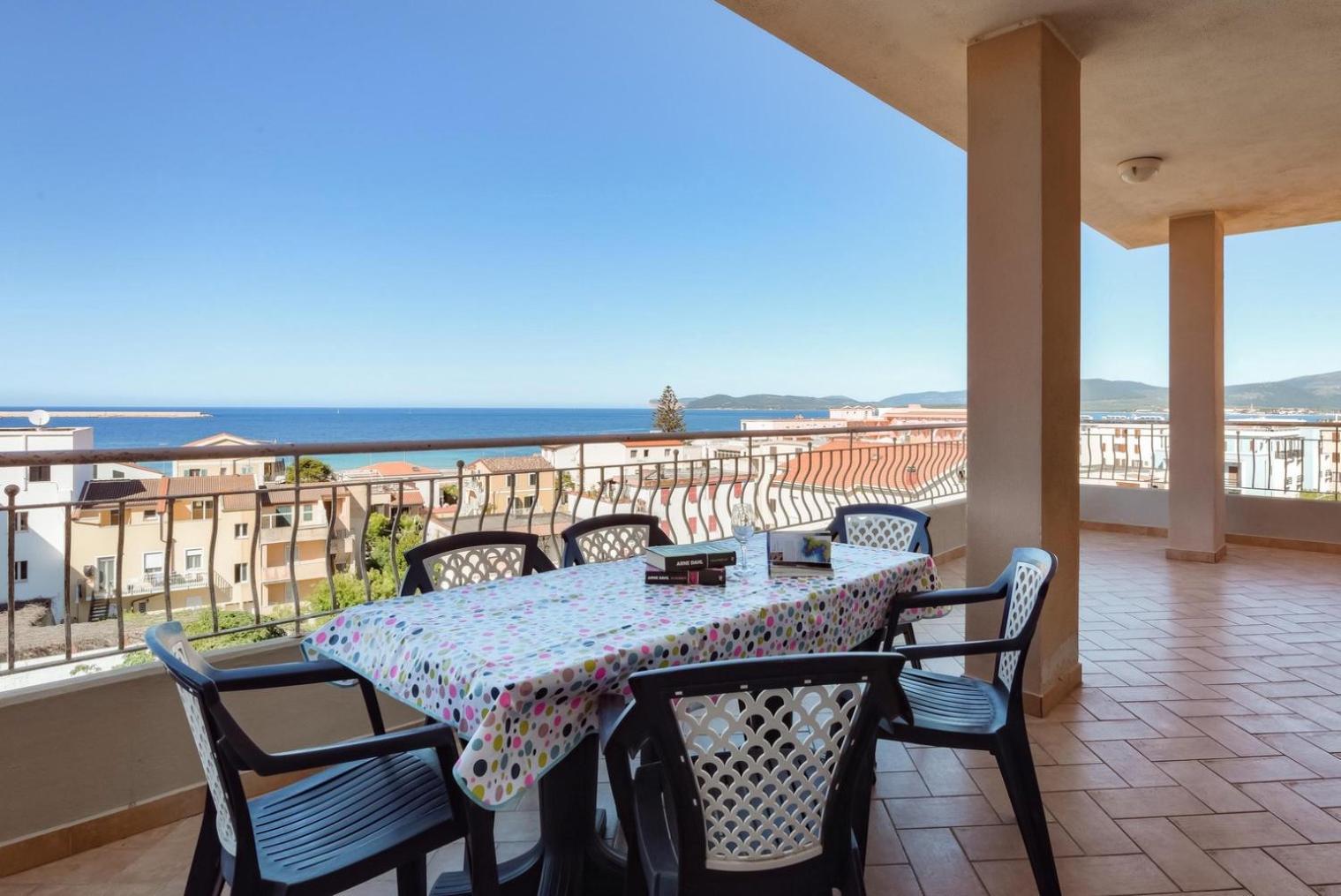 Royal Apartment Sea View Alghero Eksteriør billede